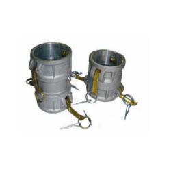 When using reducing couplings to connect pipes of different diameters in industrial piping systems, how can we ensure a tight seal at the interface and prevent fluid leakage?